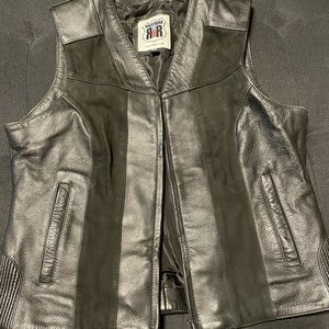 Leather Motorcycle Vest Women’s